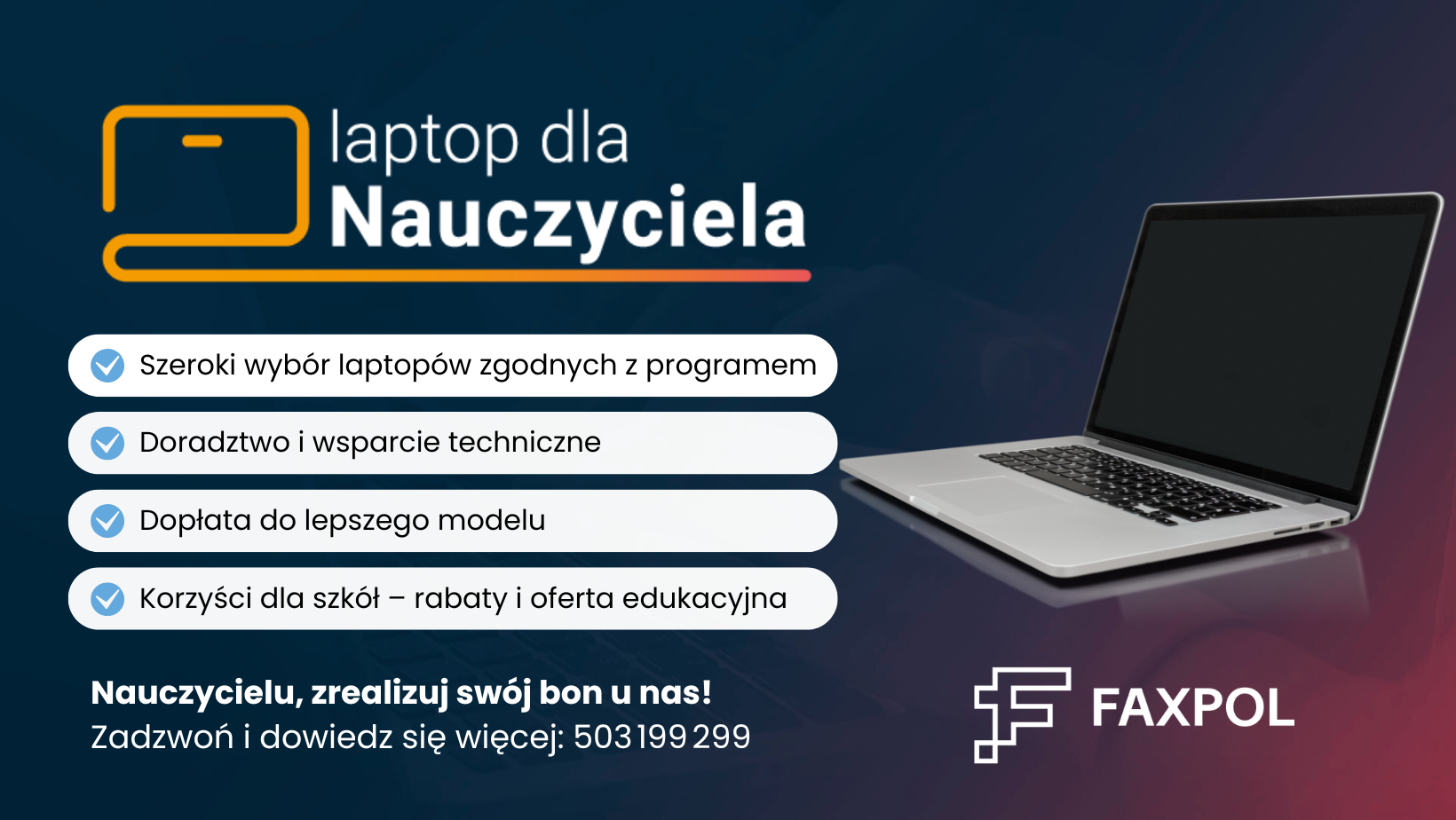 Bon na laptop dla nauczyciela Bon na laptop dla nauczyciela
